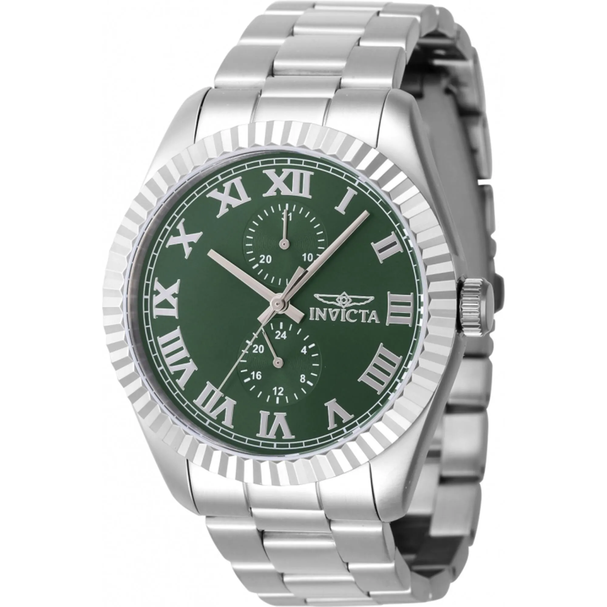 Invicta Men's Quartz Watch - Specialty Green Dial Stainless Steel Bracelet | 47422 Invicta Men's Watches