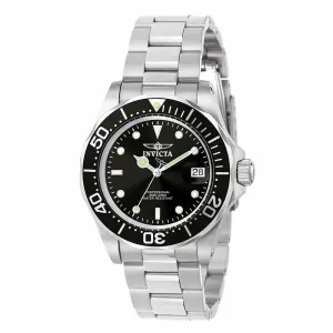 Invicta Men's Stainless Steel Watch - Pro Diver Quartz Black Dial Date | 9307 Invicta Men's Watches