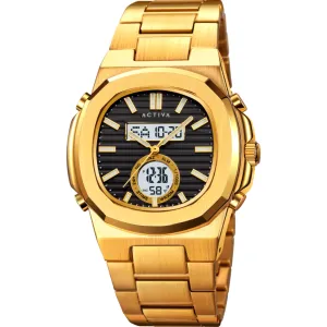 Invicta Men's Watch Activa Alarm Black and Grey Analog-Digital Dial ACW2279-002 Invicta Men's Watches