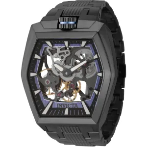Invicta Men's Watch - Akula Mechanical Skeleton Dial Gunmetal Steel Bracelet | 44015 Invicta Men's Watches
