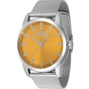 Invicta Men's Watch - Celestial Yellow Dial Silver Stainless Steel Bracelet | 48506 Invicta Men's Watches