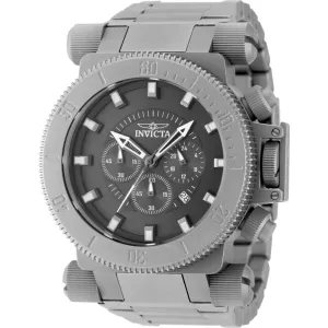 Invicta Men's Watch Coalition Forces Quartz Chrono Black Dial Bracelet 48221 Invicta Men's Watches