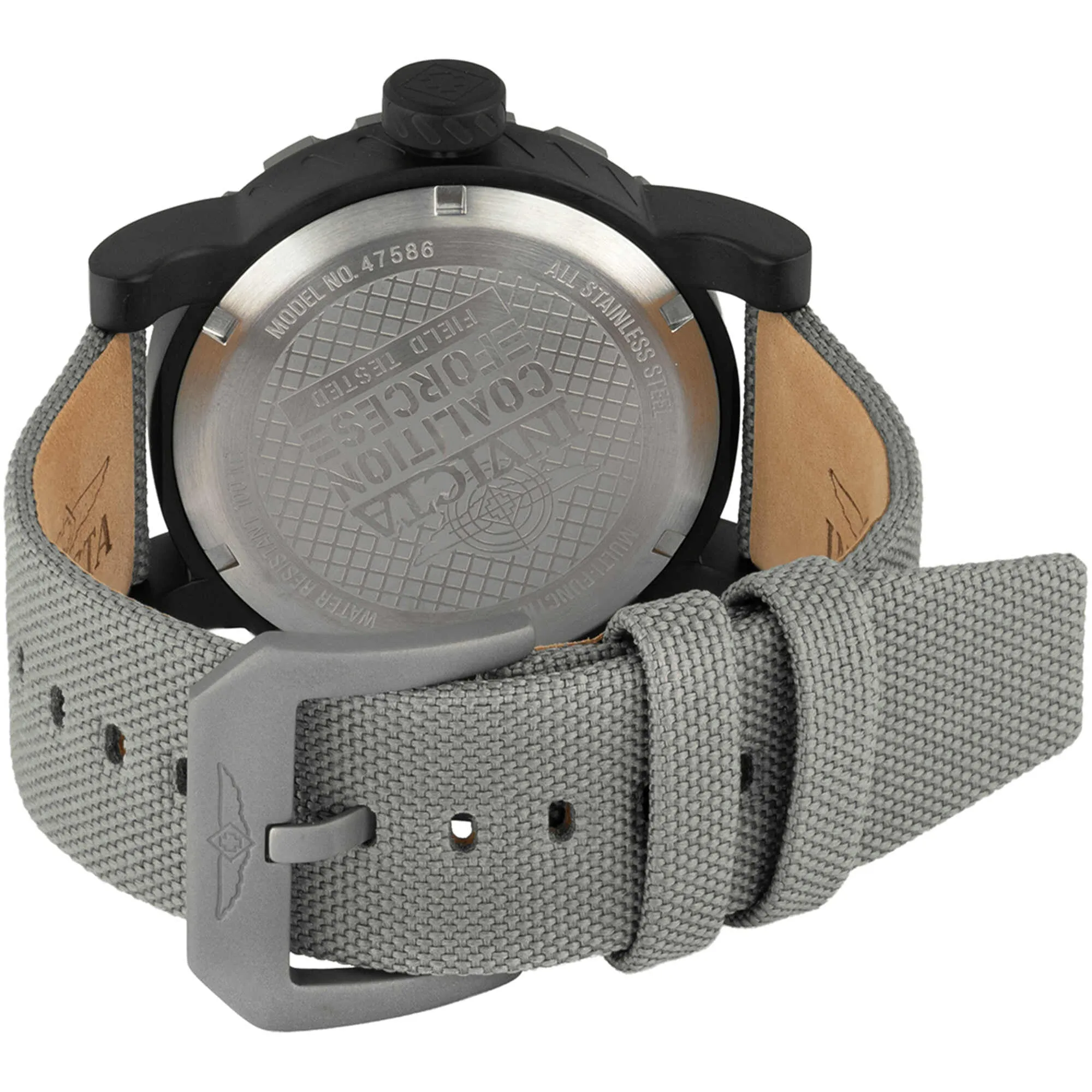 Invicta Men's Watch - I-Force Quartz Olive Green Dial Titanium, Black Case | 47586 Invicta Men's Watches