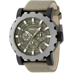 Invicta Men's Watch - I-Force Quartz Olive Green Dial Titanium, Black Case | 47586 Invicta Men's Watches