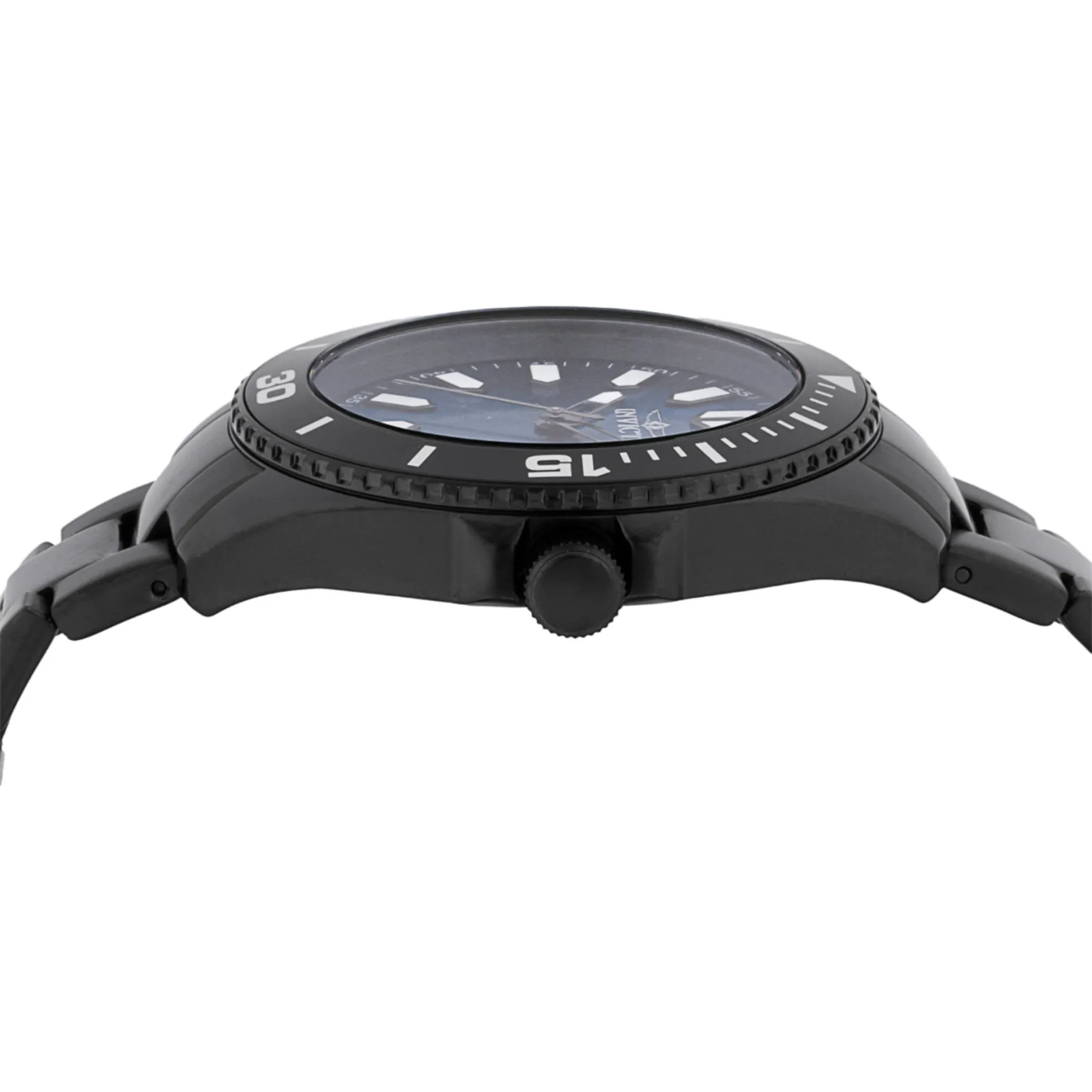 Invicta Men's Watch - Pro Diver Blue Dial Black IP Stainless Steel Bracelet | 46320 Invicta Men's Watches