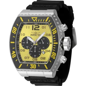 Invicta Men's Watch - Pro Diver Chronograph Quartz Yellow, Black Dial Strap | 47287 Invicta Men's Watches