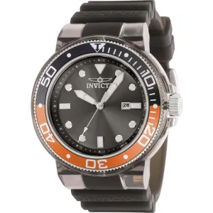 Invicta Men's Watch - Pro Diver Date Transparent Black Silicone Strap Quartz | 38887 Invicta Men's Watches