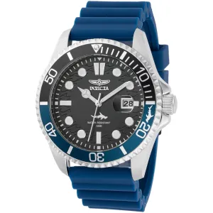 Invicta Men's Watch - Pro Diver Quartz Black Dial Blue Silicone Strap | 47165 Invicta Men's Watches