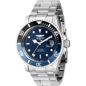 Invicta Men's Watch - Pro Diver Quartz Blue Dial Stainless Steel Bracelet | 43545 Invicta Men's Watches