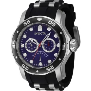 Invicta Men's Watch - Pro Diver Quartz Blue Dial TT Black/Silver Tone Strap | 46967 Invicta Men's Watches