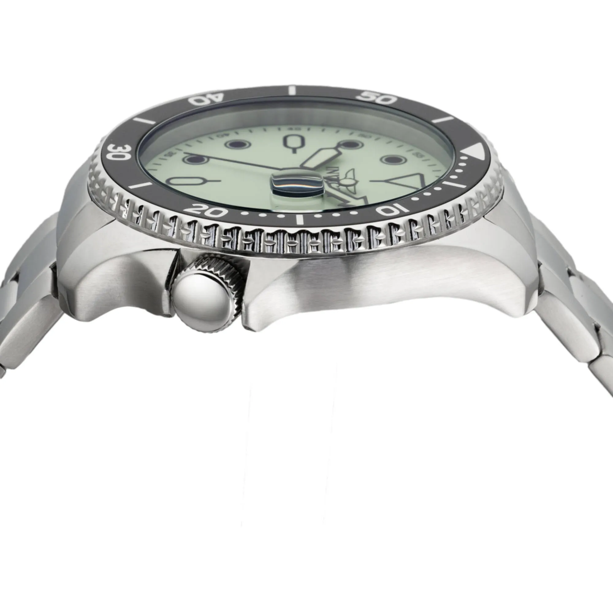 Invicta Men's Watch - Pro Diver Quartz Luminous Green Dial Steel Bracelet | 47305 Invicta Men's Watches