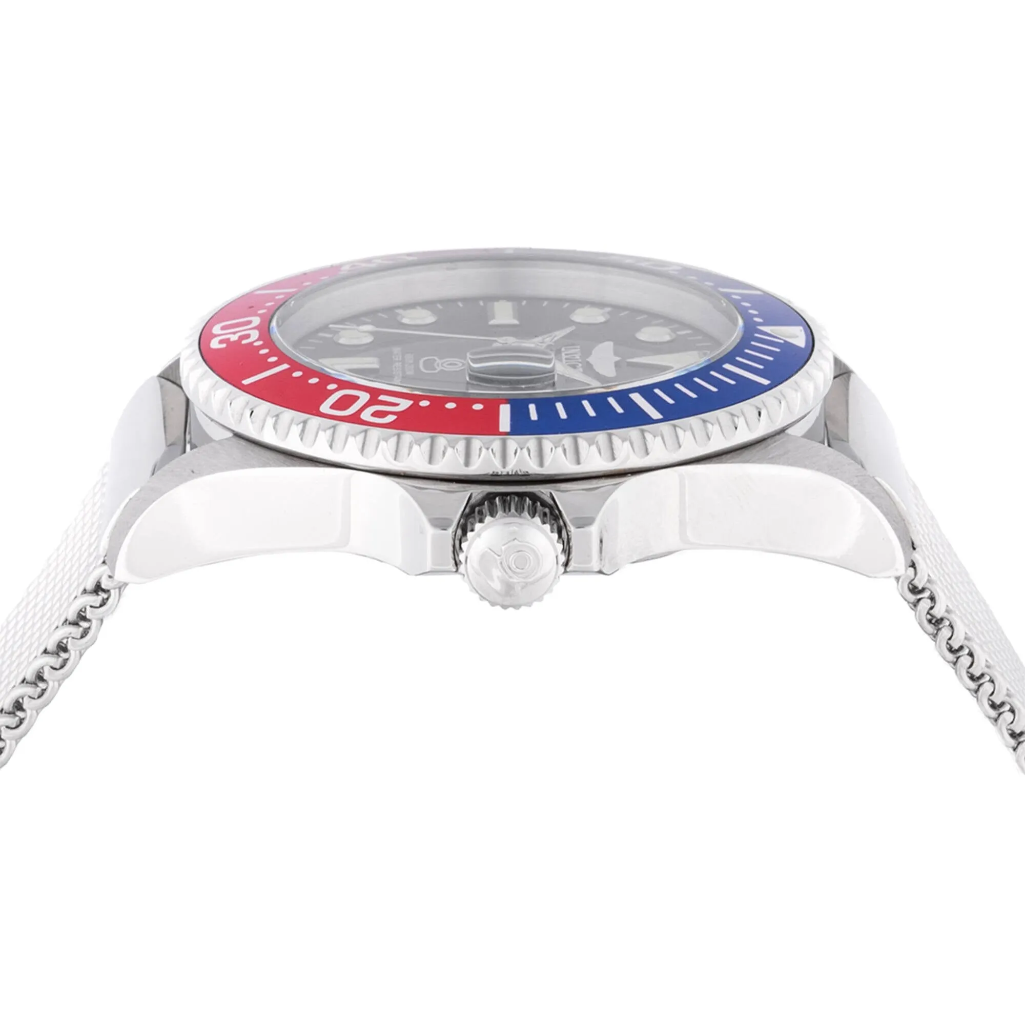 Invicta Men's Watch - Pro Diver Rotating Bezel Silver Steel Bracelet Dive | 48215 Invicta Men's Watches