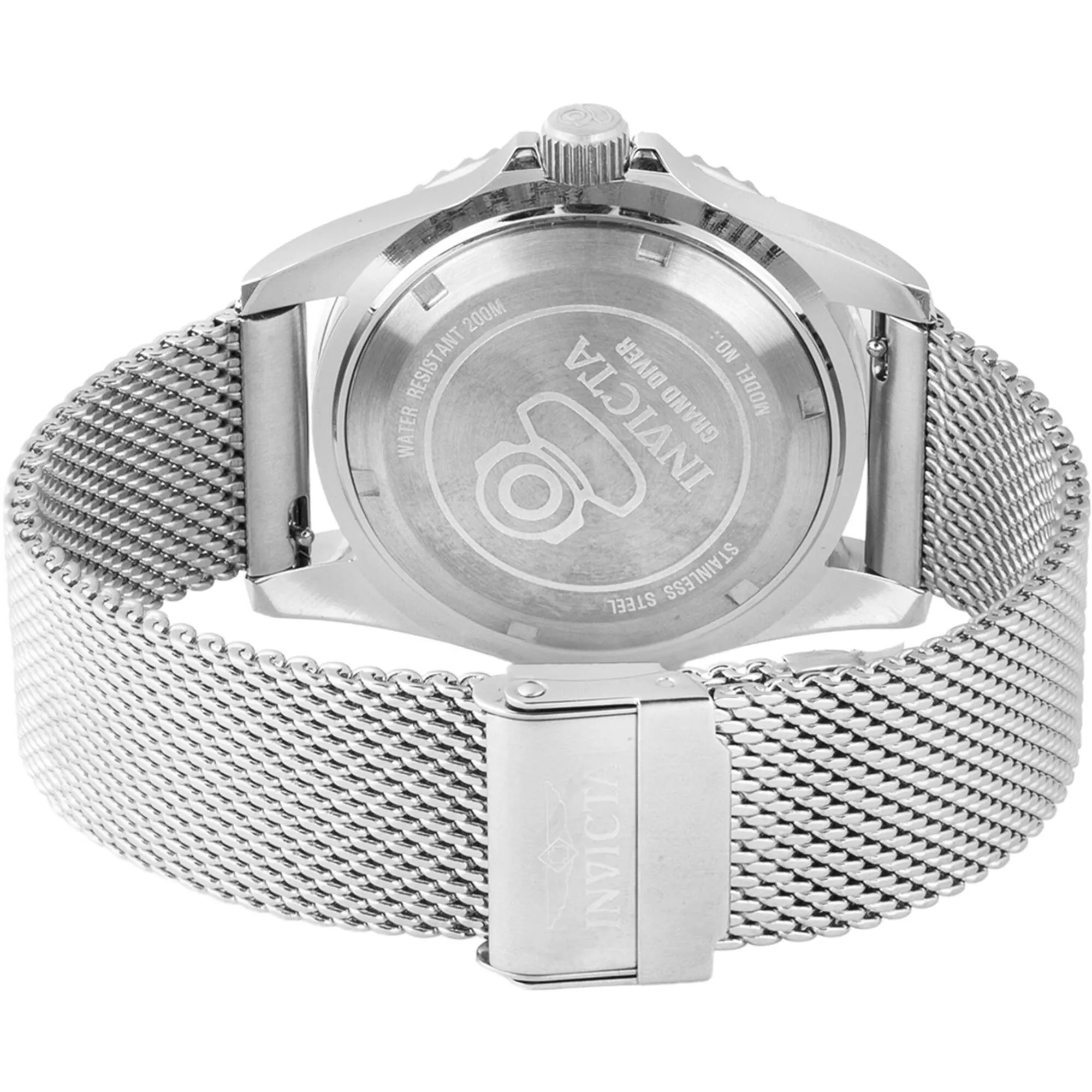 Invicta Men's Watch - Pro Diver Rotating Bezel Silver Steel Bracelet Dive | 48215 Invicta Men's Watches