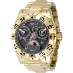 Invicta Men's Watch - Reserve Excursion Automatic Yellow Gold Steel Bracelet | 47571 Invicta Men's Watches