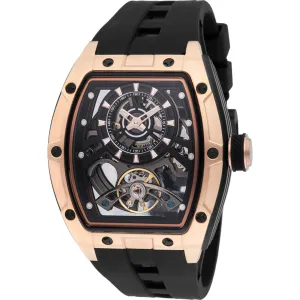 Invicta Men's Watch S1 Rally Automatic Black Silicone Strap Chronograph 49037 Invicta Men's Watches