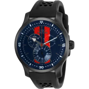 Invicta Men's Watch - S1 Rally Red and Blue Dial Black Silicone Strap Date-Day | 34036 Invicta Men's Watches