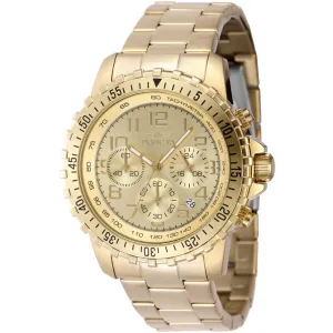 Invicta Men's Watch - Specialty Quartz Chronograph Yellow Gold Steel Bracelet | 48379 Invicta Men's Watches