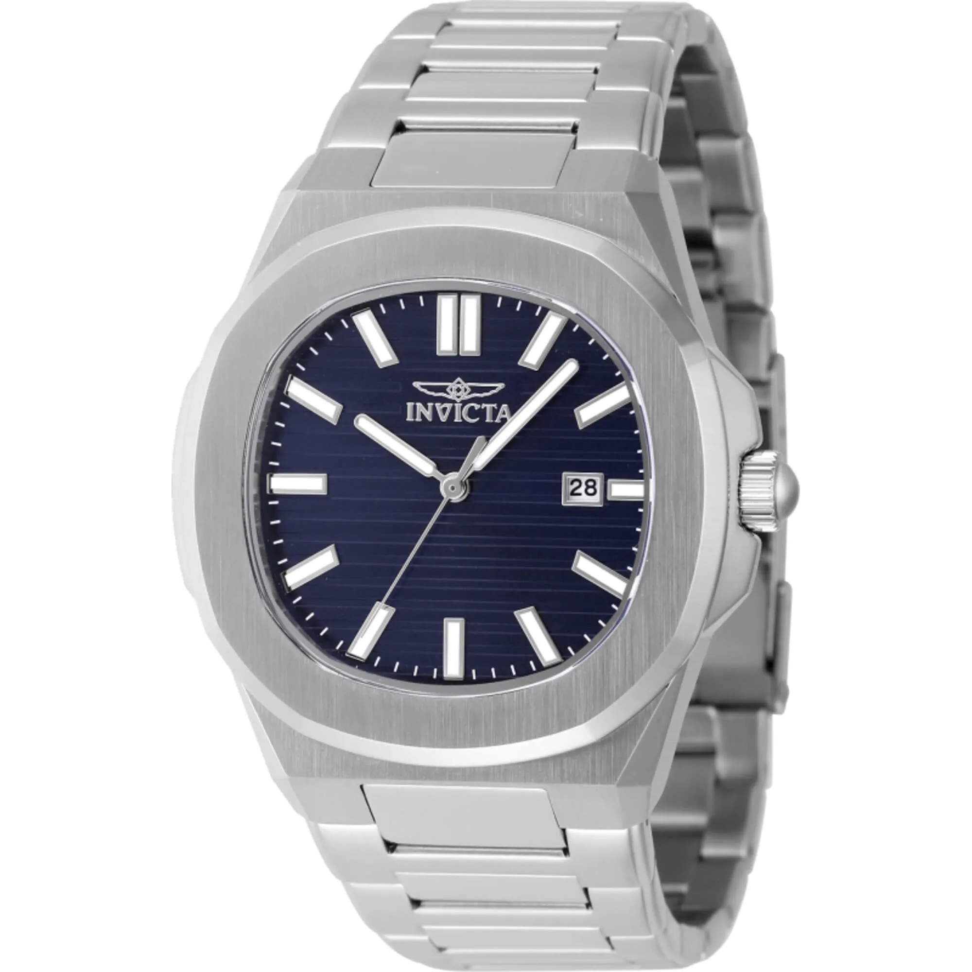 Invicta Men's Watch Speedway Blue Dial Silver Stainless Steel Bracelet 48320 Invicta Men's Watches