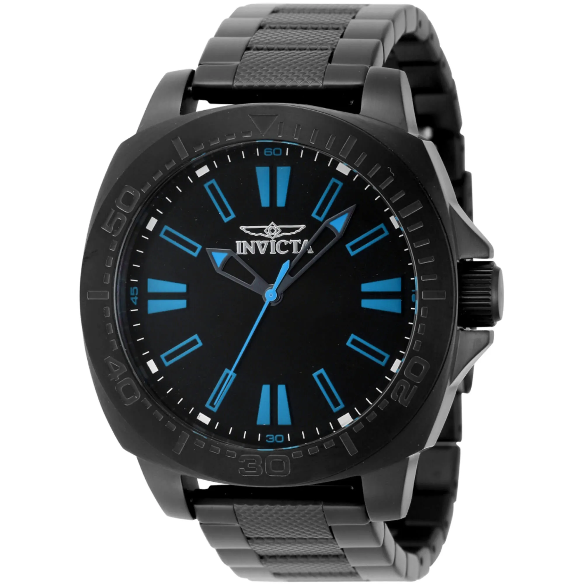 Invicta Men's Watch - Speedway Quartz Black Dial Stainless Steel Bracelet | 46313 Invicta Men's Watches
