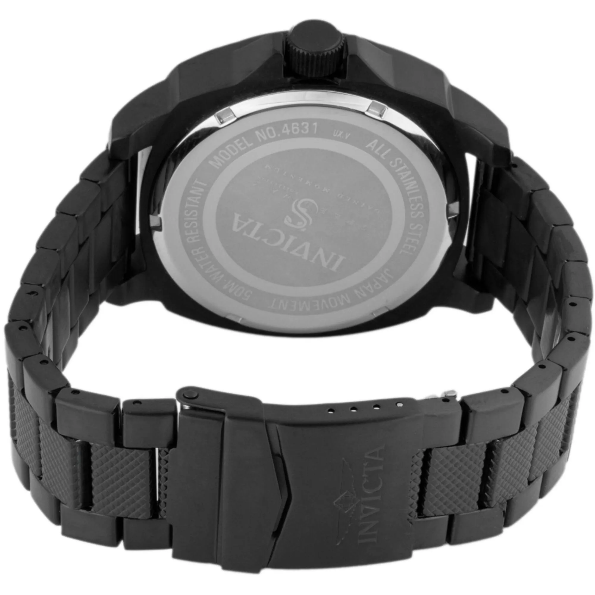 Invicta Men's Watch - Speedway Quartz Black Dial Stainless Steel Bracelet | 46313 Invicta Men's Watches