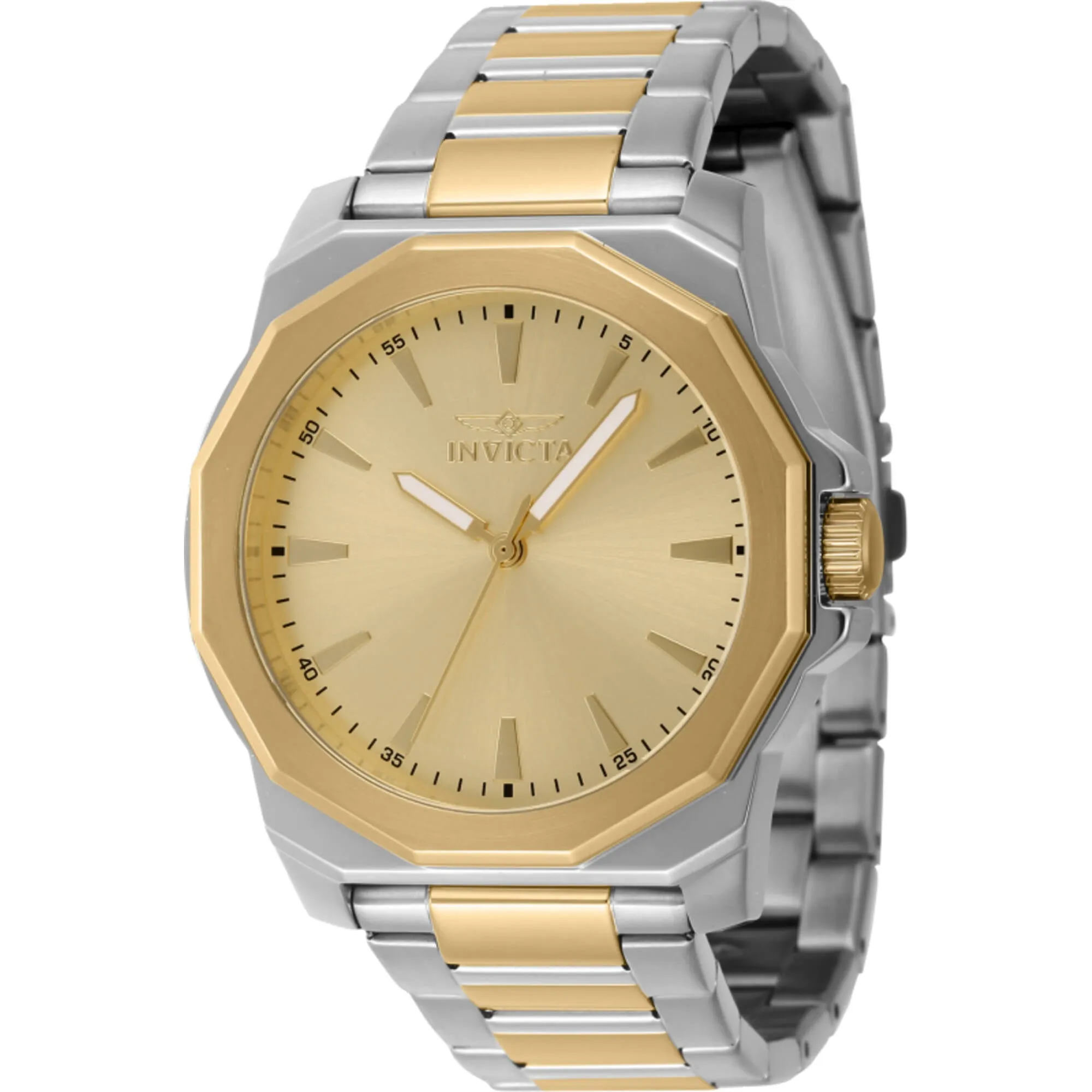 Invicta Men's Watch - Speedway Quartz Gold Tone Dial Two Tone Steel Bracelet | 46835 Invicta Men's Watches