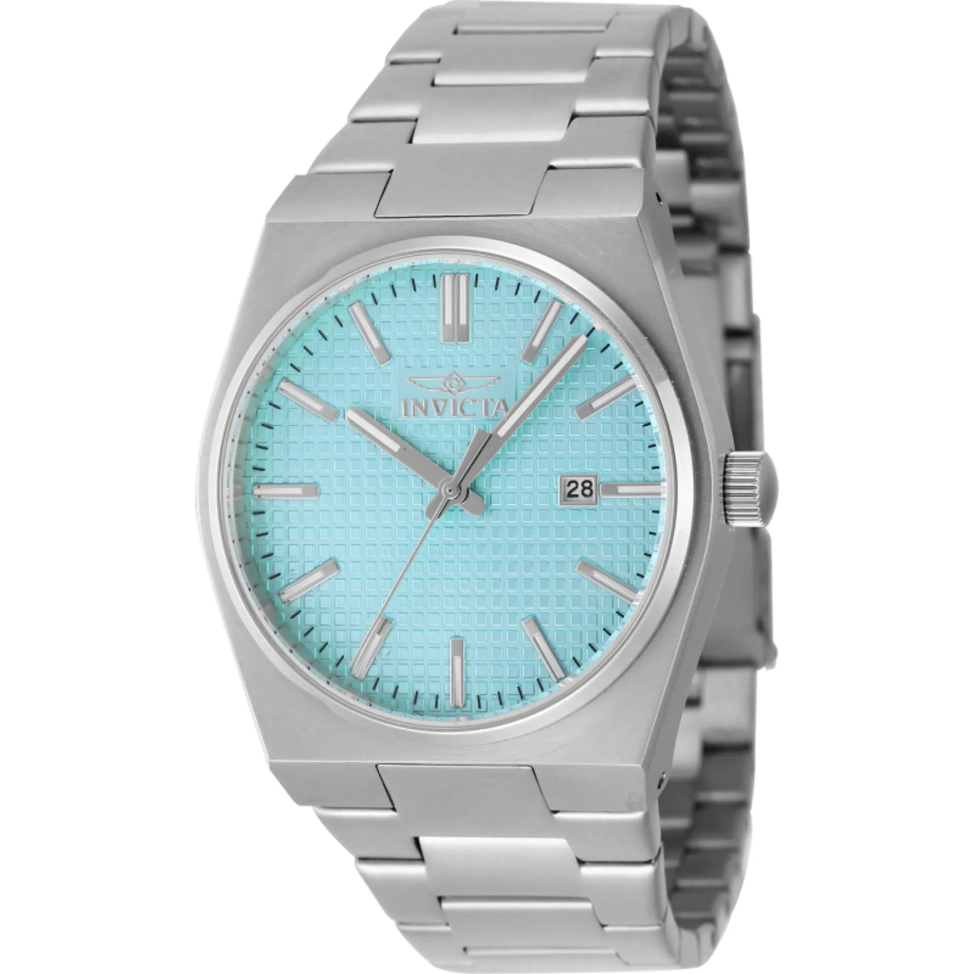 Invicta Men's Watch - Speedway Quartz Light Blue Dial Silver Steel Bracelet | 48394 Invicta Men's Watches