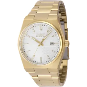 Invicta Men's Watch - Speedway Quartz Silver Dial Yellow Gold Steel Bracelet | 48400 Invicta Men's Watches