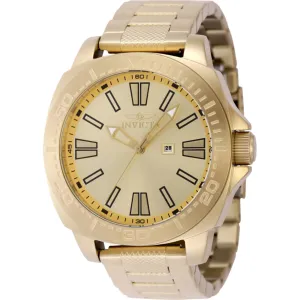 Invicta Men's Watch - Speedway Quartz Yellow Gold Stainless Steel Bracelet | 48935 Invicta Men's Watches