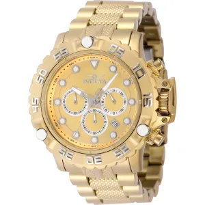 Invicta Men's Watch - Subaqua Poseidon Chronograph Gold and Silver Tone Dial | 47184 Invicta Men's Watches