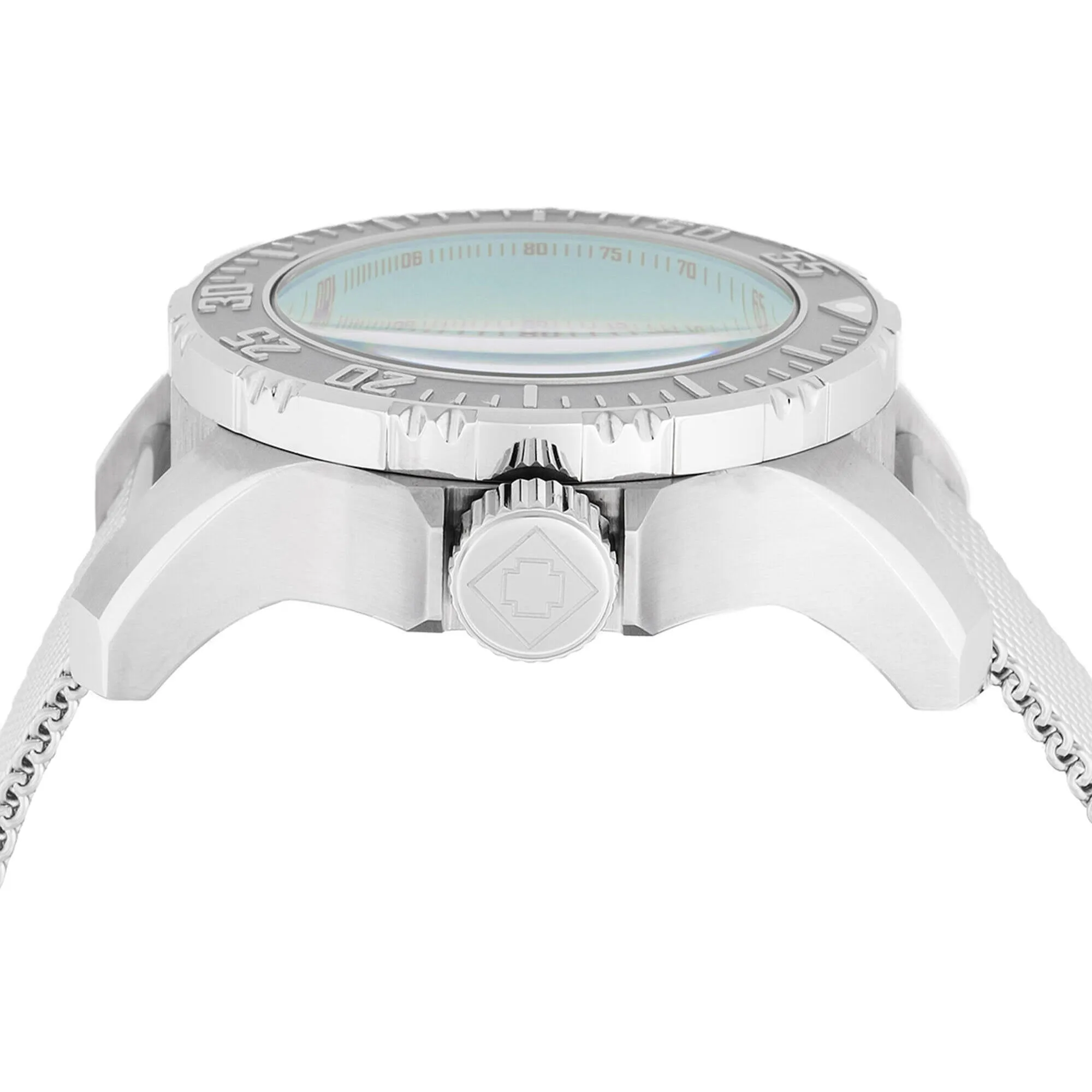 Invicta Men's Watch - Vintage Quartz Chrono Turquoise Dial Mesh Bracelet | 48012 Invicta Men's Watches