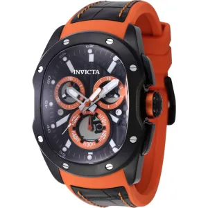 Invicta Men's Wrap Watch - Lupah Revolution 2.0 Chrono Black and Orange Strap | 45438 Invicta Men's Watches