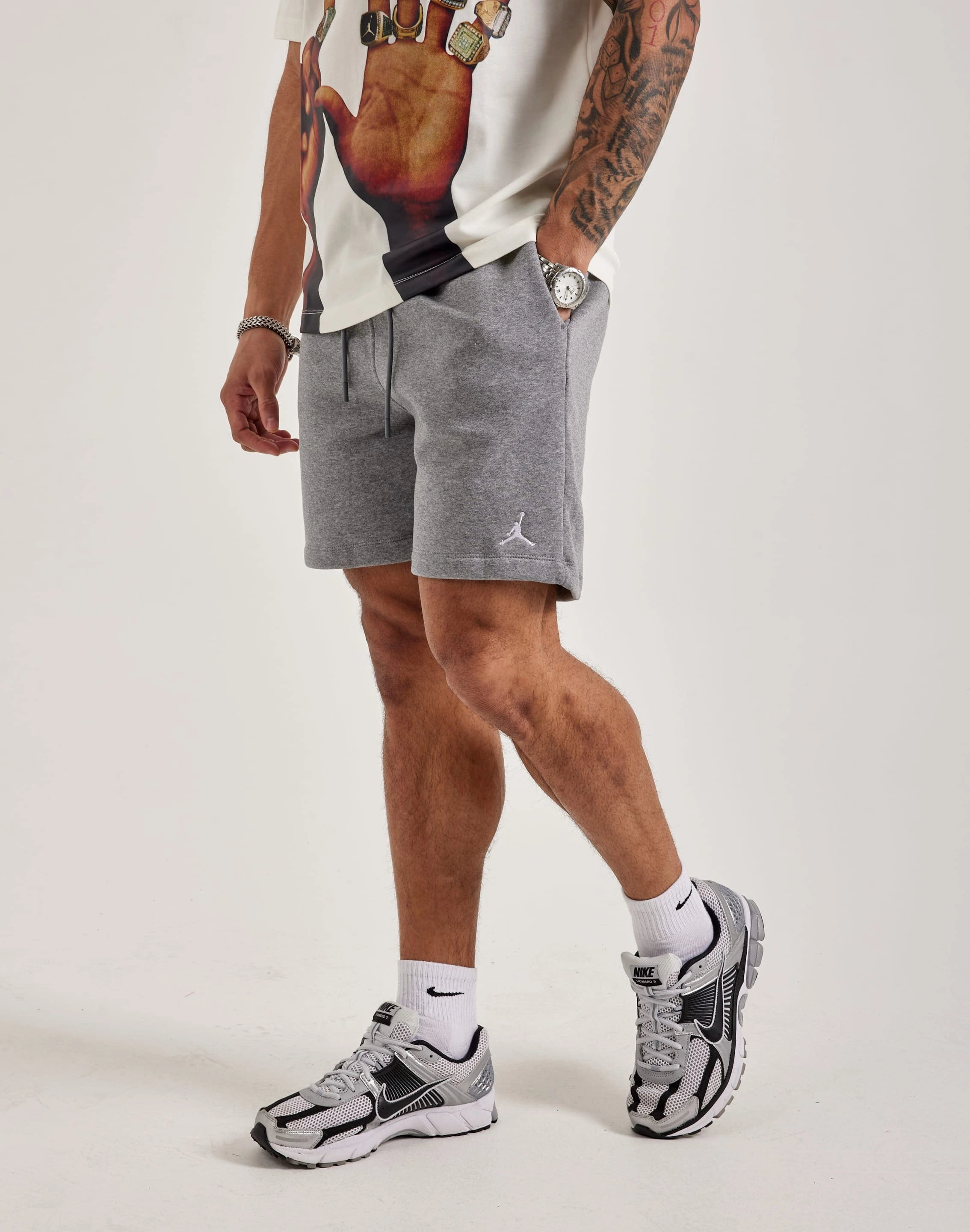 Jordan Brooklyn Fleece Shorts Bohemian style items Wool - sourced fashion