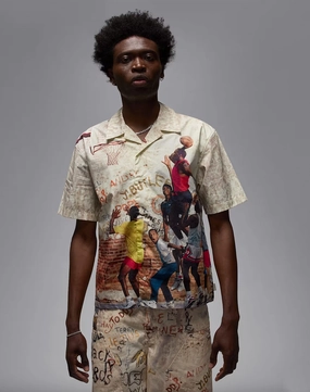 Jordan Camp Shirt Minimalist fashion Suede - finished fashion