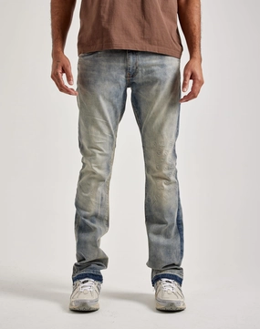 Jordan Craig Embossed Stacked Flare Denim Jeans Fashion trends Ethical fashion choices