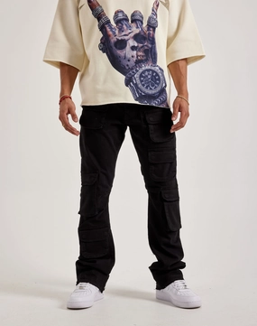 Jordan Craig Martin Stacked Cargo Jeans Wool - sourced fashion Fashion archives