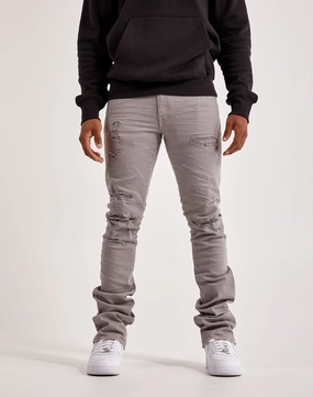 Jordan Craig Stacked Denim Jeans Luxury fashion items Hip - hop fashion