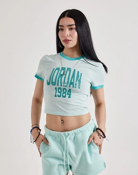 Jordan Cropped Graphic Tee Fashion brands Retro fashion finds