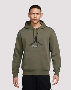 Jordan Essentials Fleece Hoodie Military - inspired fashion Street fashion