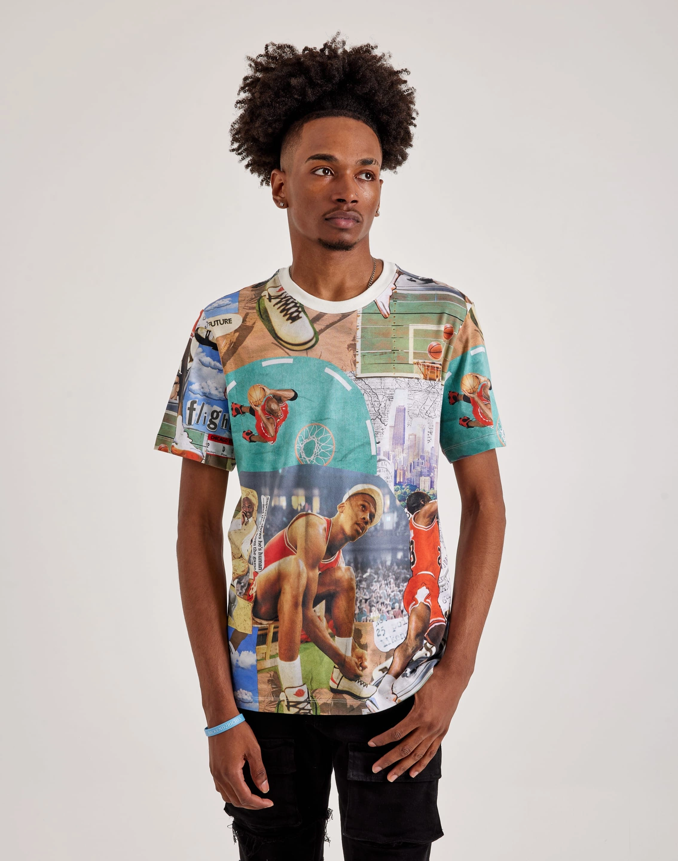 Silk - fabric fashion Jordan Flight Essentials Allover Print Tee Fashion history