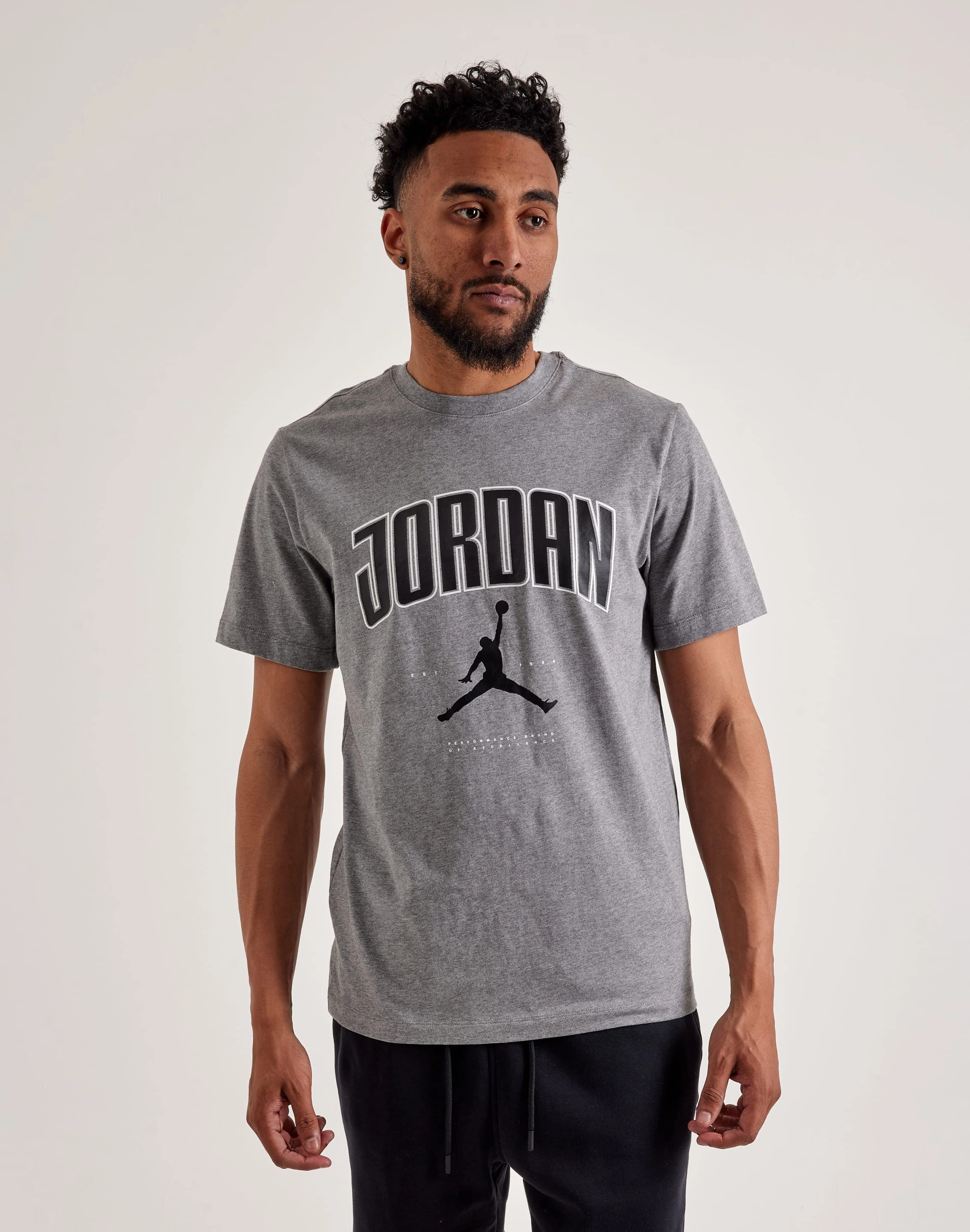 Jordan Graphic Tee High - end fashion Suede - finished fashion