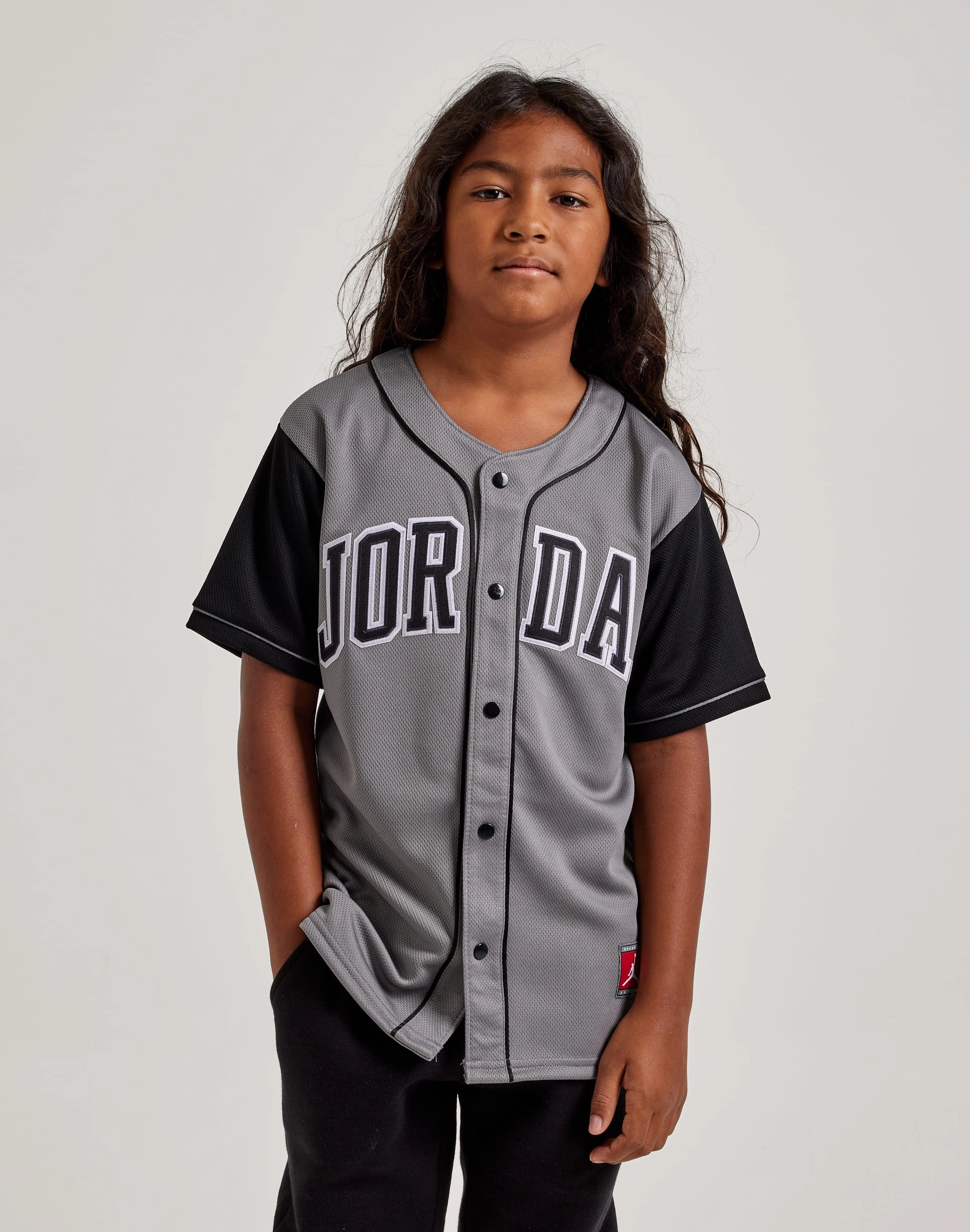 Jordan HBR Baseball Jersey Grade-School Fashion models Cotton - made fashion