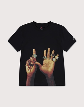Jordan Jordan MVP Rings Big Boys' Black Tee Nylon - included fashion Fashion archives