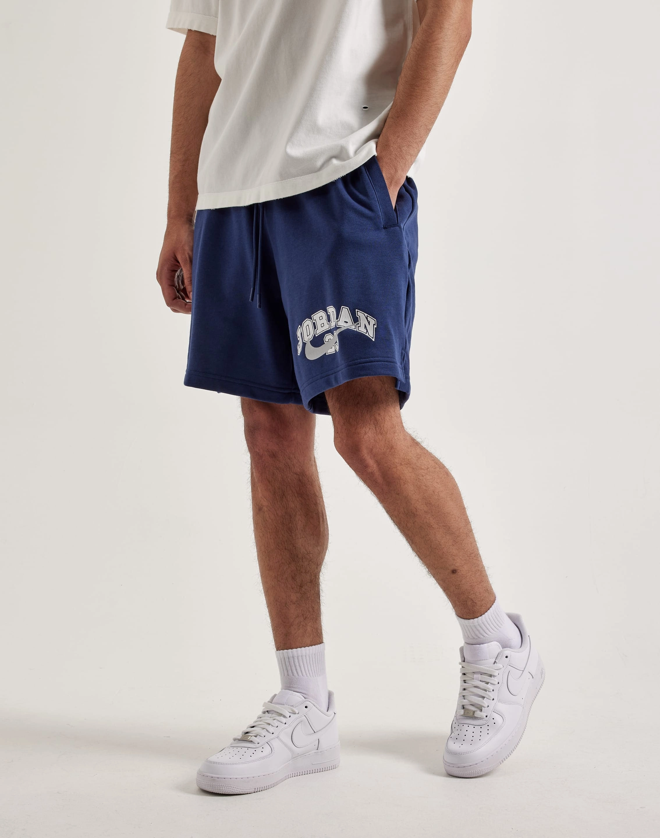Jordan MVP Fleece Shorts Denim - based fashion