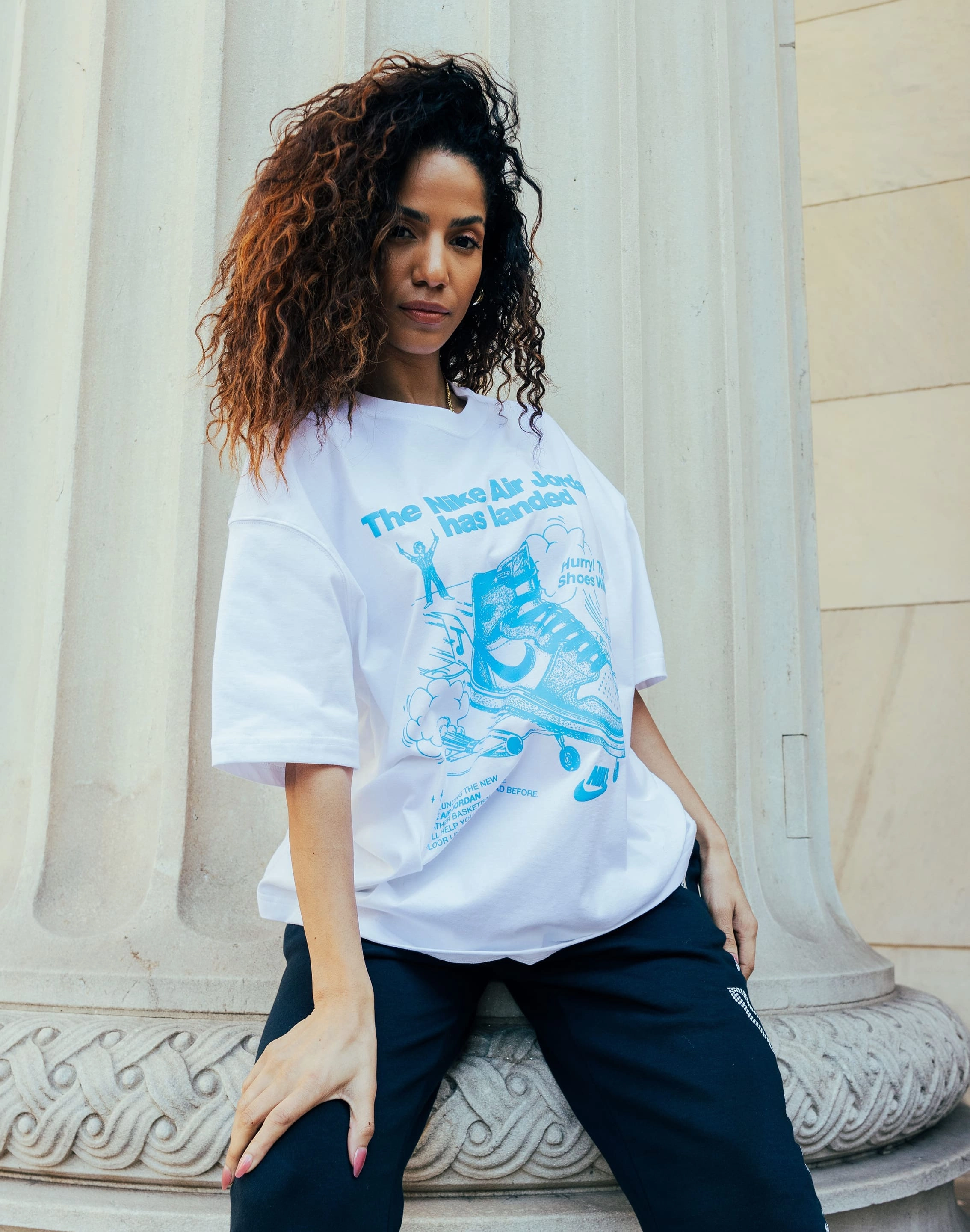 Jordan Oversized Graphic Tee Free shipping offers Clothing types
