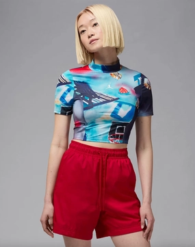 Jordan Printed Crop Top Fashion bloggers' picks Fashion trends