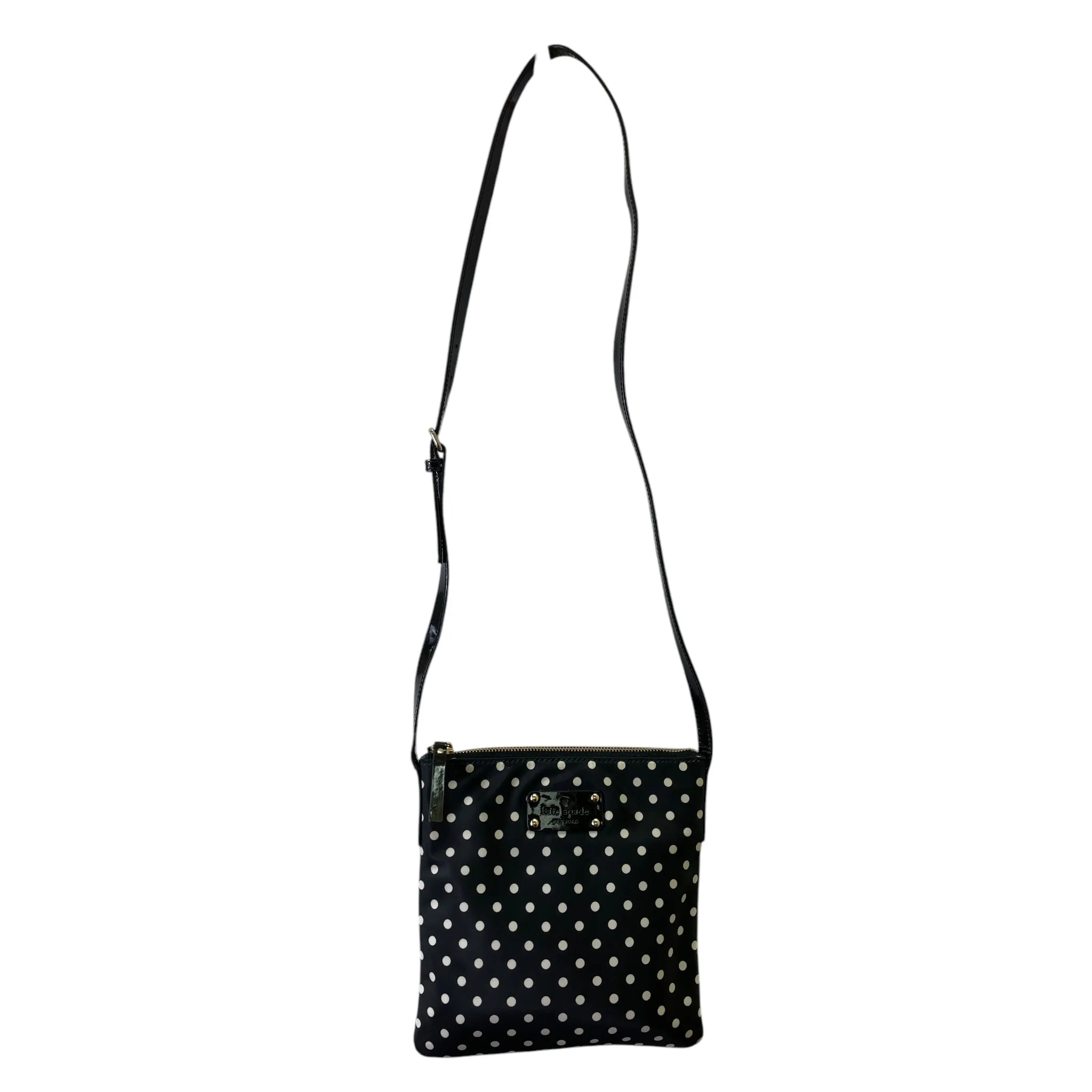 Kate Spade Bags Crossbody Designer By Kate Spade In Black & White, Size:Medium