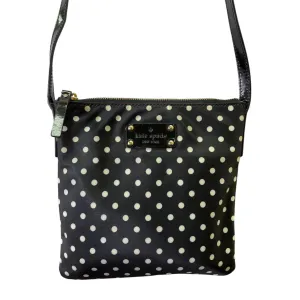 Kate Spade Bags Crossbody Designer By Kate Spade In Black & White, Size:Medium