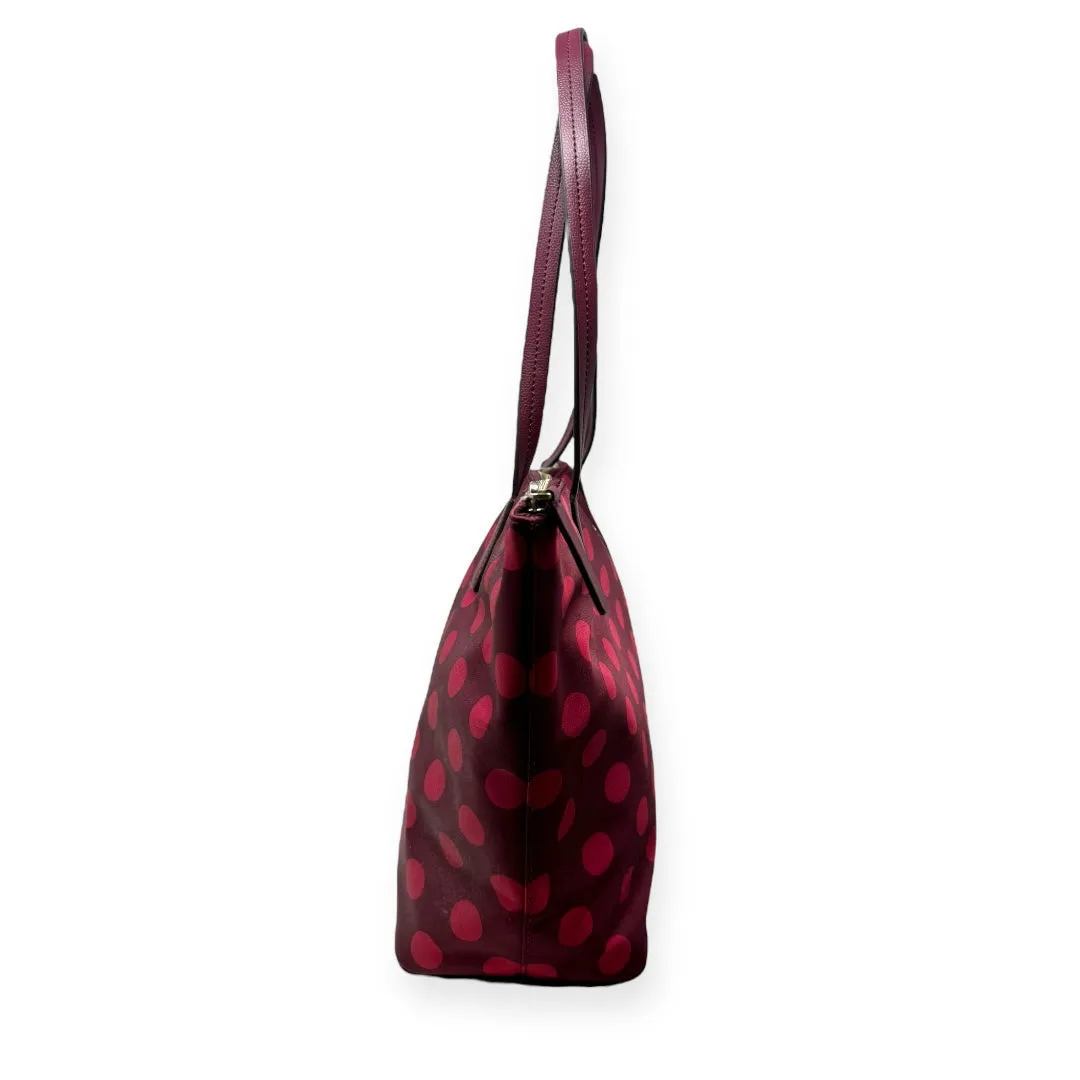 Kate Spade Bags Hayden Nylon Top Zip Tote Designer By Kate Spade In Blackberry, Size: Medium