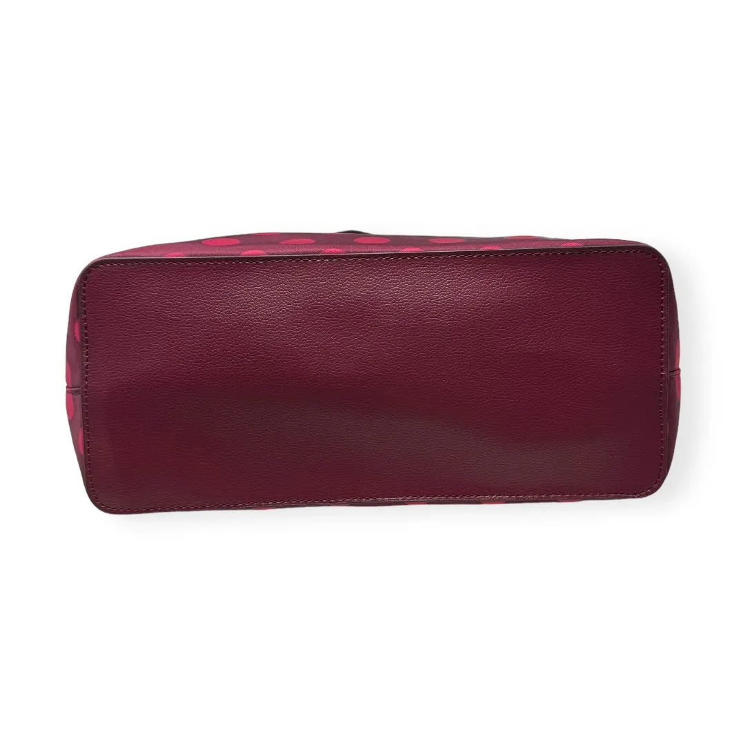 Kate Spade Bags Hayden Nylon Top Zip Tote Designer By Kate Spade In Blackberry, Size: Medium