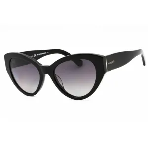 Kate Spade Women's Sunglasses - Black Plastic Cat Eye Frame | PAISLEIGH/S 0807 WJ Kate Spade Sunglasses
